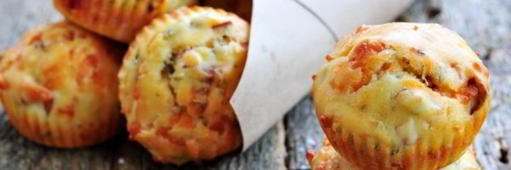 Маффины с ветчиной и сыром