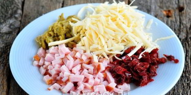 маффины с ветчиной и сыром