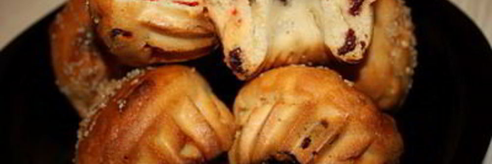 Маффины с вишней