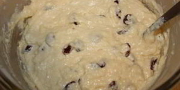 маффины с вишней