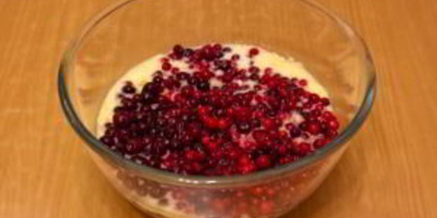 маффины с ягодой