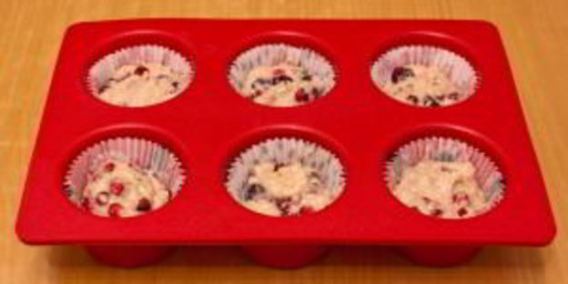 маффины с ягодой