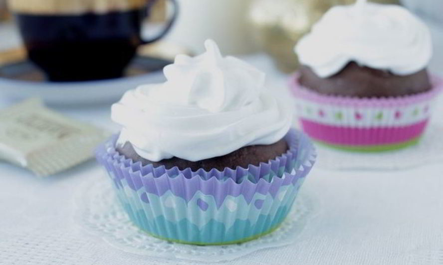 Рецепт маффинов с зефирным кремом