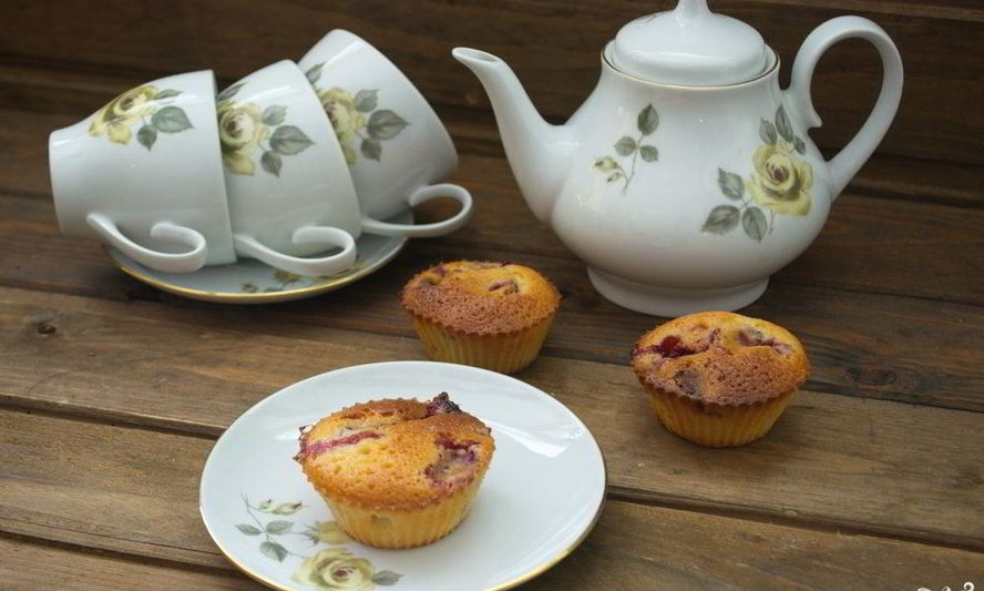 Рецепт маффинов со свежей клубникой