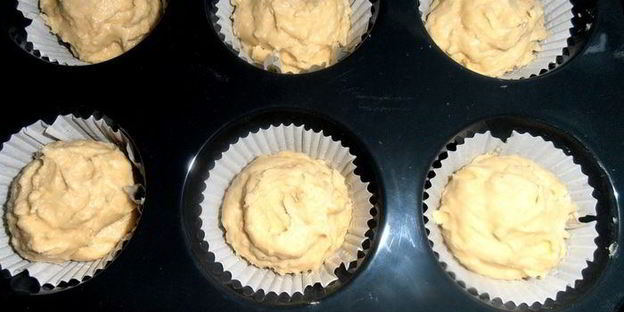 миндальные маффины с сюрпризом