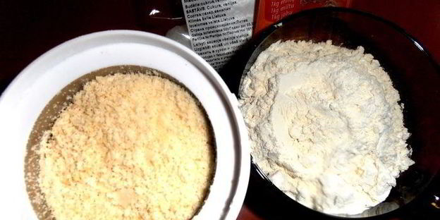 миндальные маффины с сюрпризом