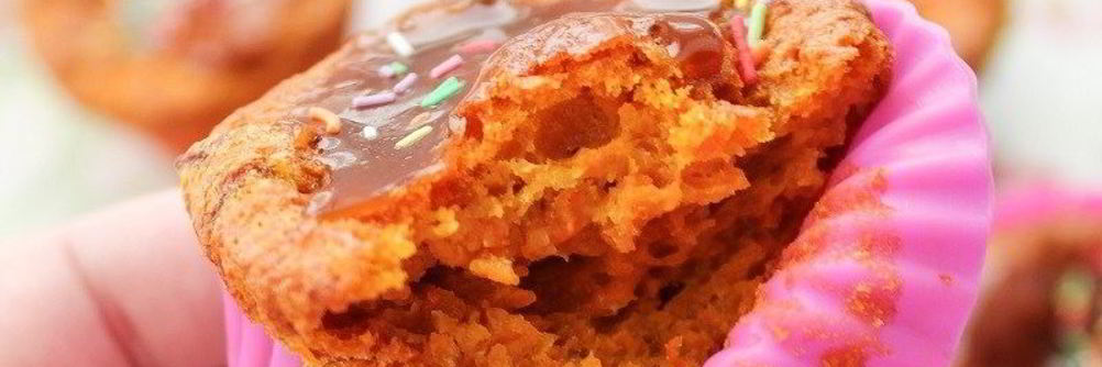 Морковные маффины с ягодами годжи