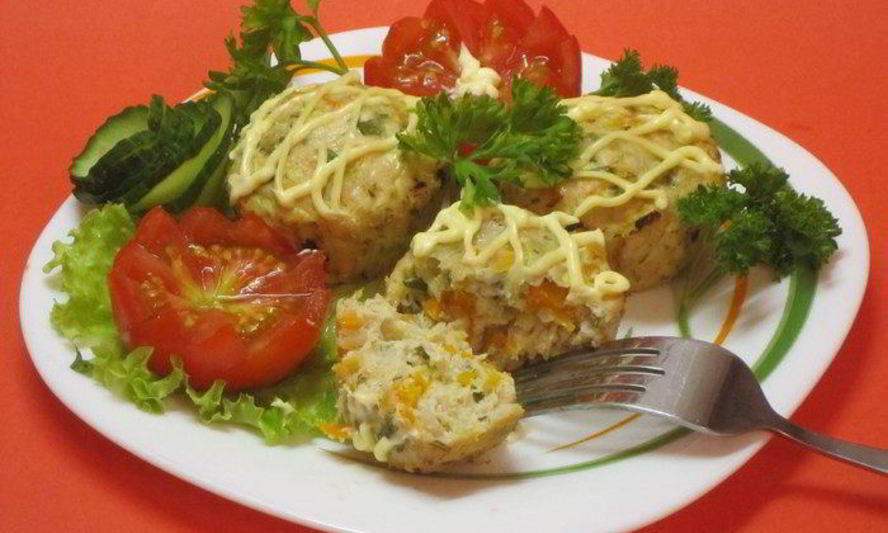 Рецепт мясных маффинов