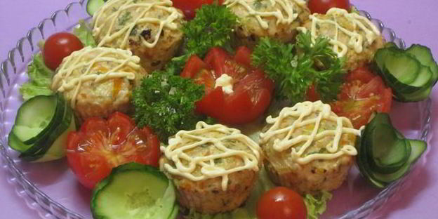 мясные маффины