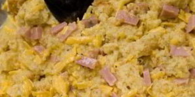 необычные маффины с ветчиной и сыром