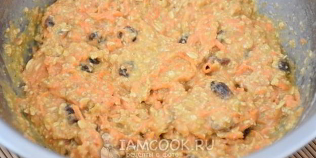 овсяно-морковные маффины