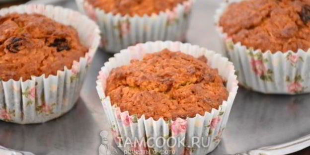 овсяно-морковные маффины