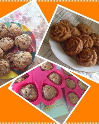 Постные морковные маффины