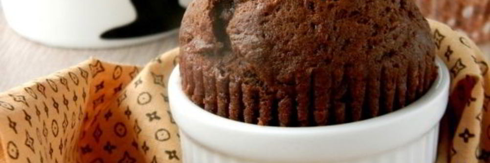 Шоколадно-банановые маффины