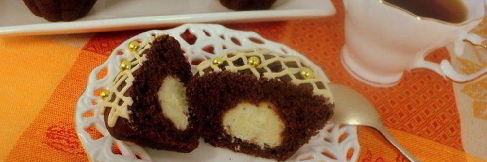 Шоколадные маффины с сюрпризом