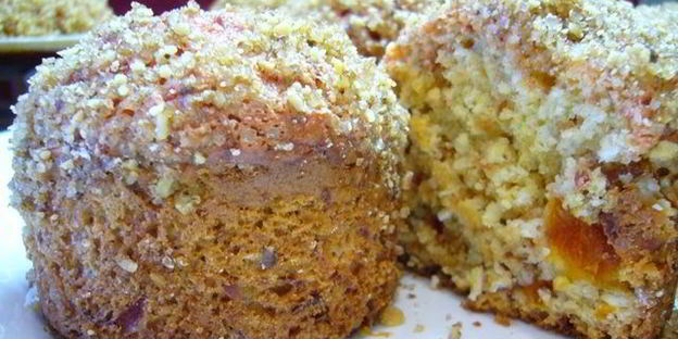 свекольно-ореховые маффины