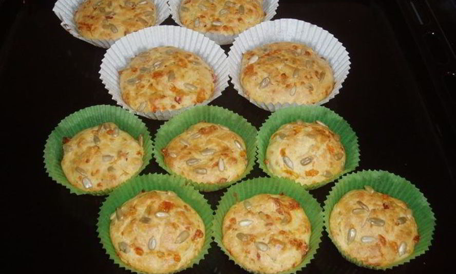 Рецепт сырных маффинов
