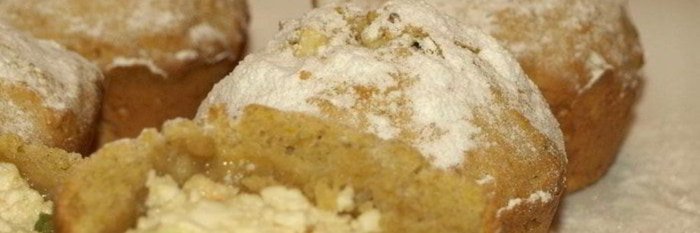 Тыквенные маффины с творогом и корицей