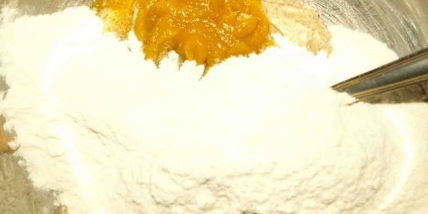 тыквенные маффины с творогом и корицей