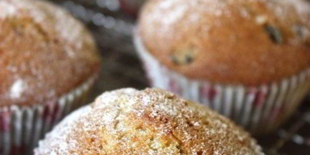 воздушные маффины с сухофруктами