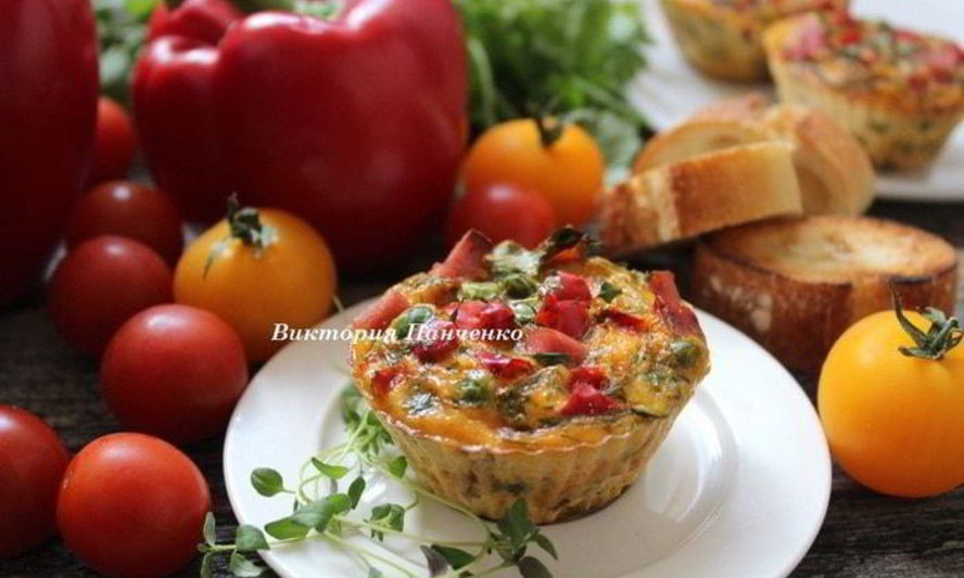 Рецепт закусочных яичных маффинов