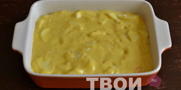 манник с яблоками