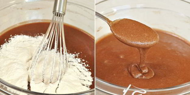 постный шоколадный манник