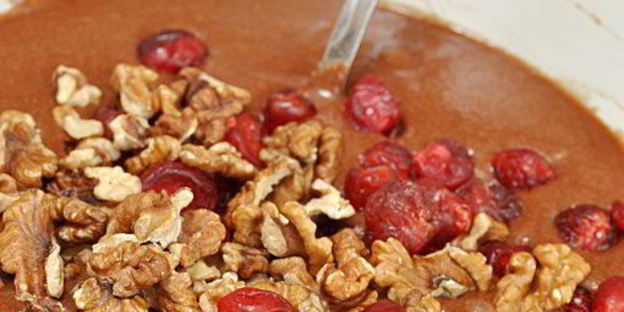 постный шоколадный манник