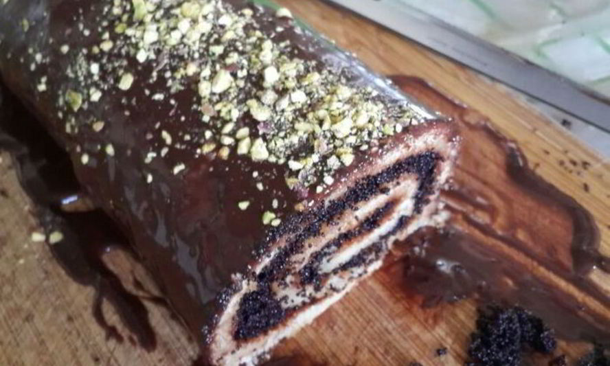 Рецепт медово-макового рулет