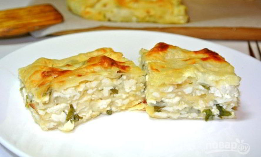 Рецепт несладкой выпечки с творогом