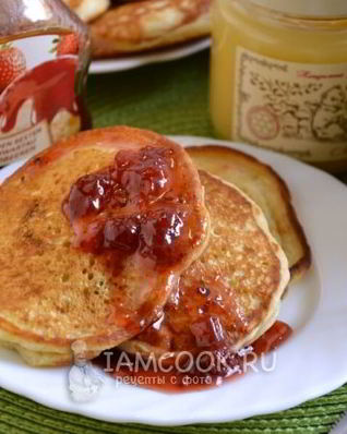 Быстрые оладьи с цукатами