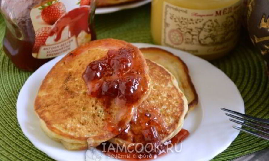 Рецепт быстрых оладий с цукатами