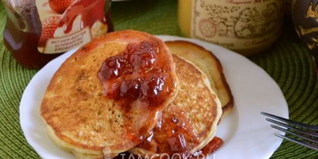 быстрые оладьи с цукатами