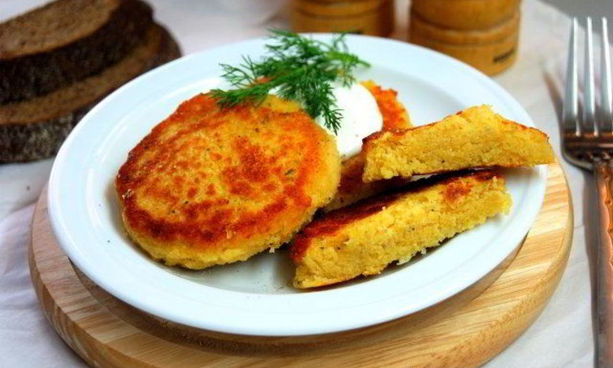 Рецепт гороховых постных оладий