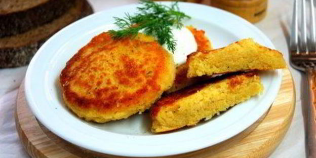 гороховые постные оладьи