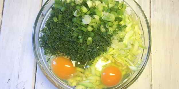 кабачковые оладьи на кефире