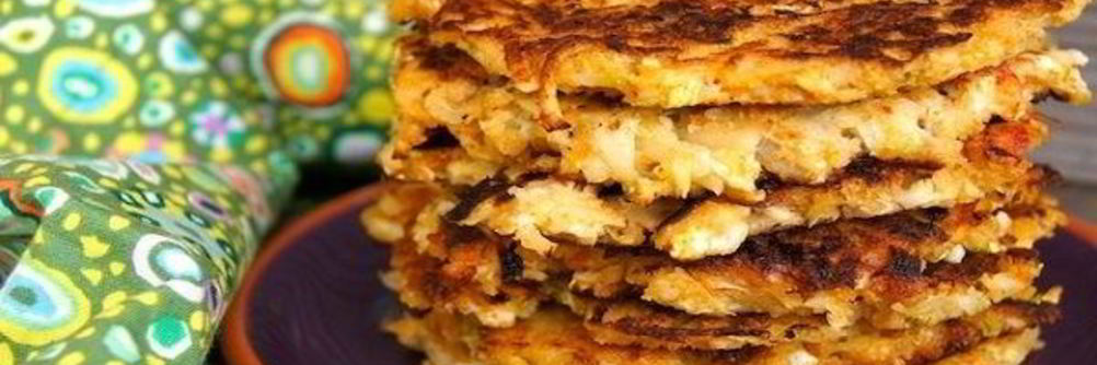 Капустно-картофельные оладьи