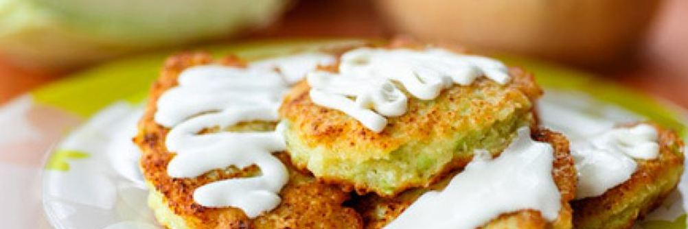 Капустные оладьи