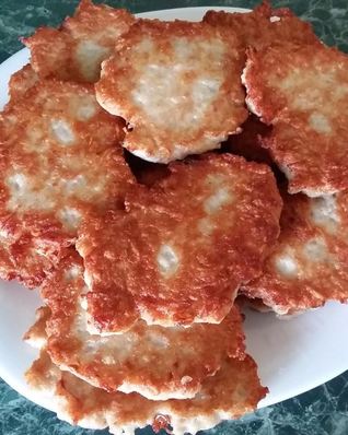 Картофельно-куриные оладьи