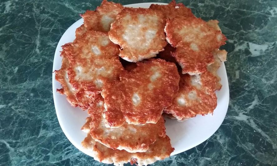 Рецепт картофельно-куриных оладьи