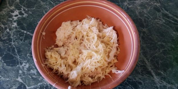 картофельно-куриные оладьи