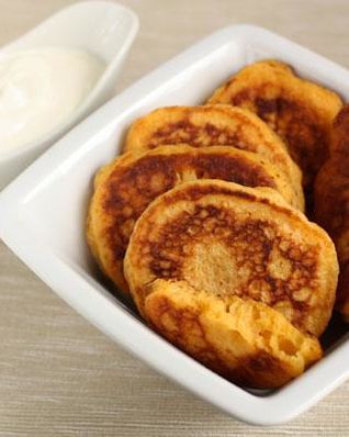 Морковные оладьи