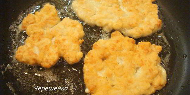 оладушки из рубленой индейки