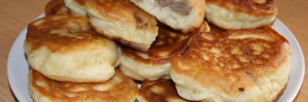 Оладушки с мясным фаршем