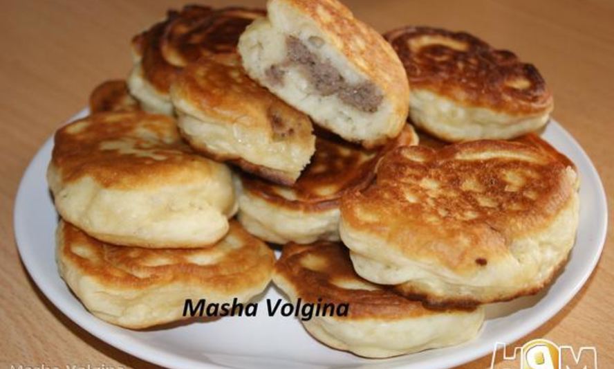 Рецепт оладушек с мясным фаршем