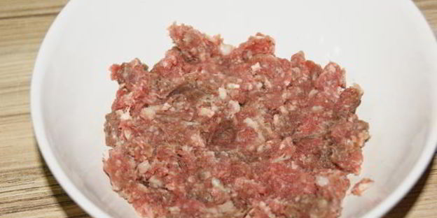 оладушки с мясным фаршем