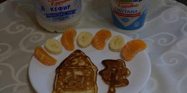 оладьи домик в деревне