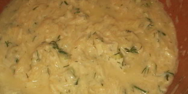 оладьи из кабачка с сыром