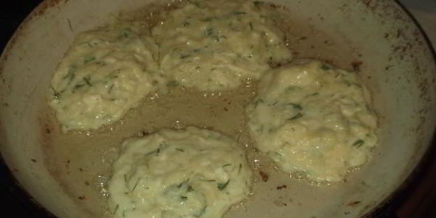 оладьи из кабачка с сыром