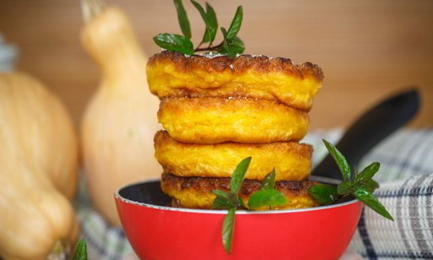 Рецепт оладий из кабачков и тыквы